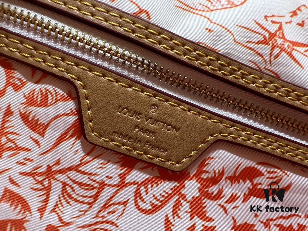 M24317 M40995 Neverfull MM Handbag in Monogram Tiles Canvas