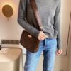 Authentic LV M40719 Genuine Leather Popular Bag, Size: 30 x 16, Korean Vintage Style, Trendy and Practical