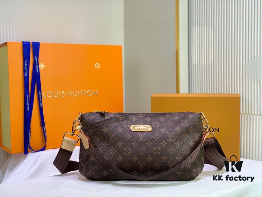 Authentic LV M40719 Original Leather Popular Style Korean Vintage Bag Trendy and Practical