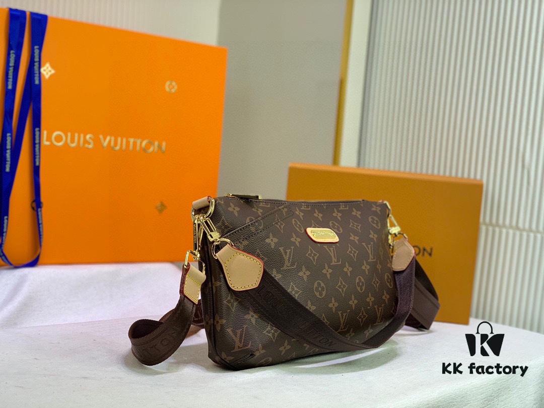 Authentic LV M40719 Original Leather Popular Style Korean Vintage Bag Trendy and Practical