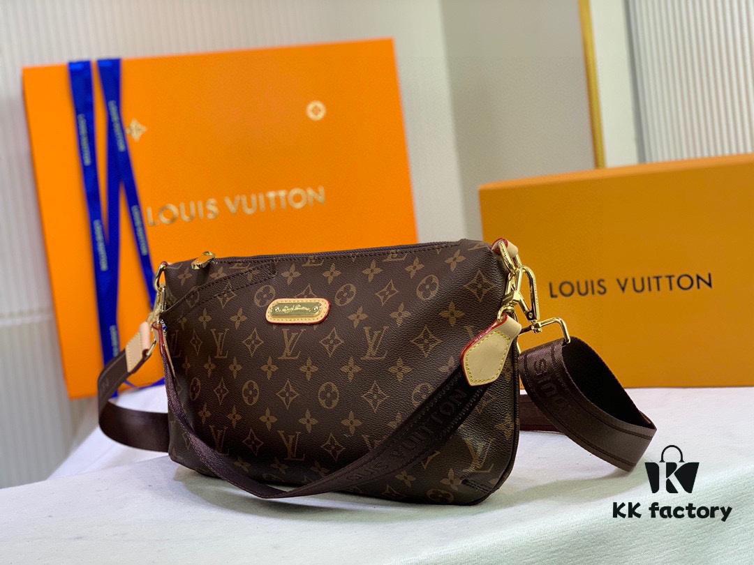 Authentic LV M40719 Original Leather Popular Style Korean Vintage Bag Trendy and Practical