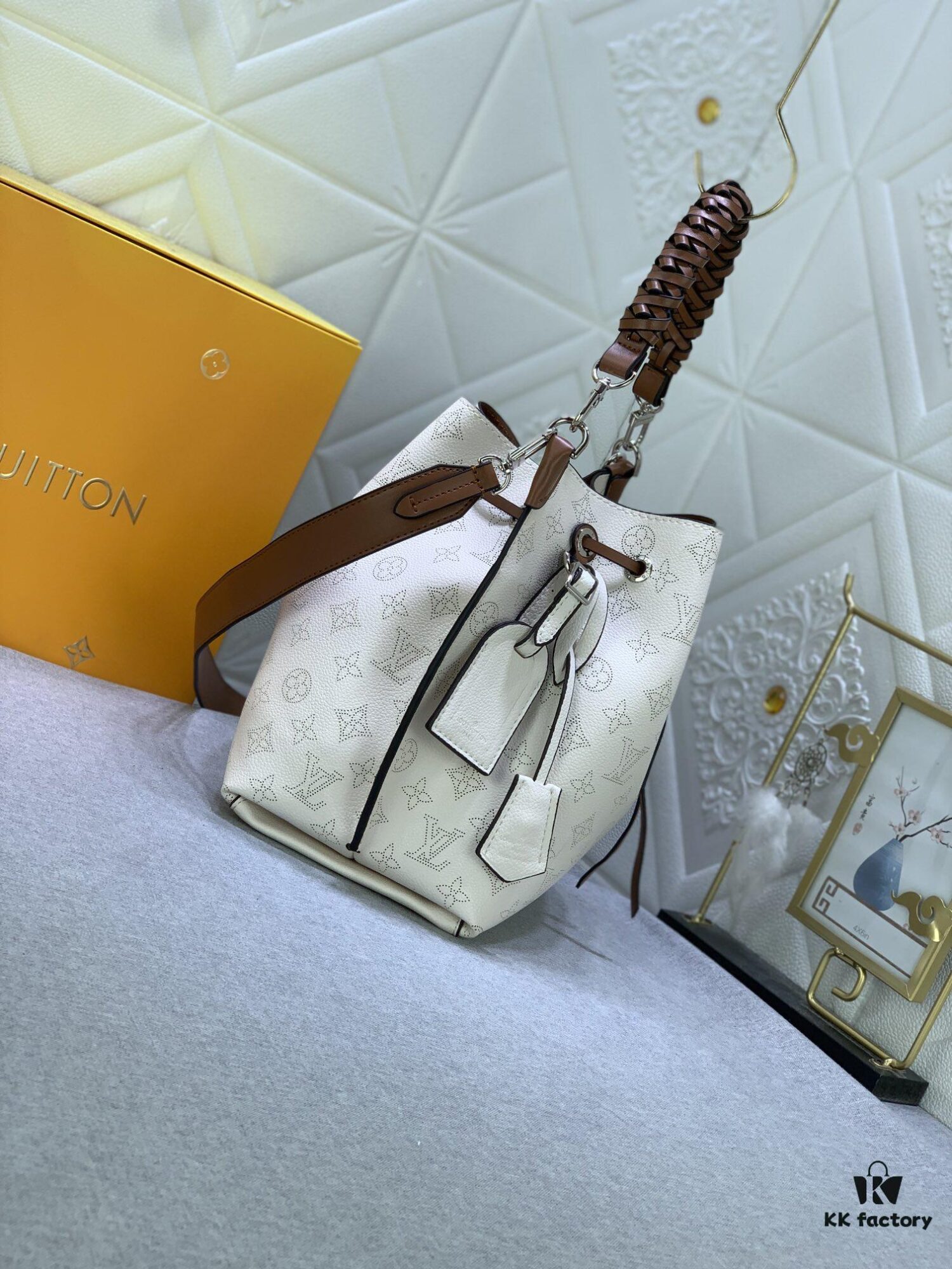 Upgraded Original M59554 Full Leather Bucket Bag Series MURIA Handbag M55800 Muria Tote