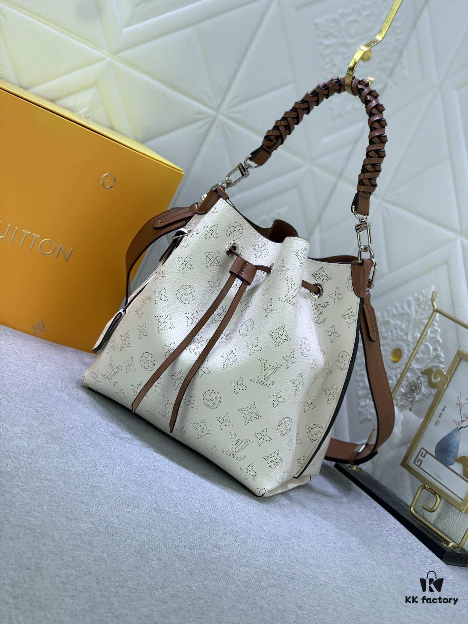 Upgraded Original M59554 Full Leather Bucket Bag Series MURIA Handbag M55800 Muria Tote