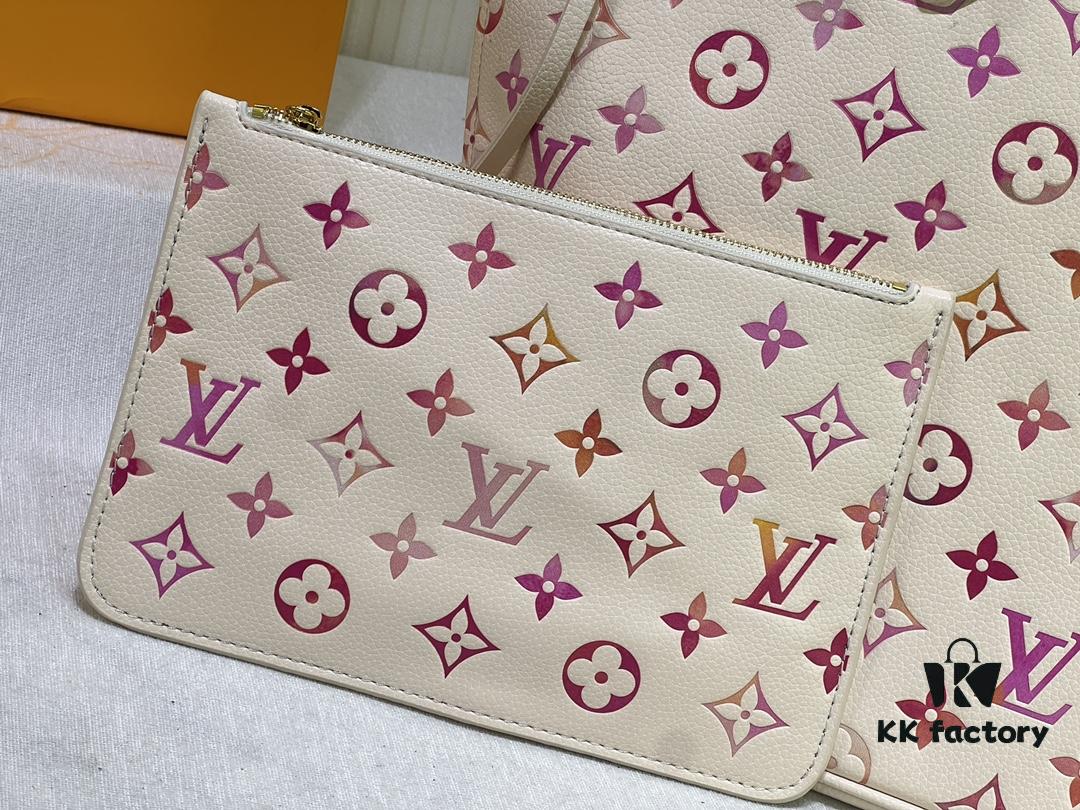 NEVERFULL Medium Tote Bag m45684 m45685 m40995 (Embossed) MM Handbag