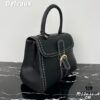 Delvaux 2024 Spring-Summer Exposed Stitching Collection Brillant PM in Caramel Rodeo Calf Leather