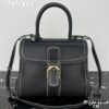 Delvaux 2024 Spring-Summer Exposed Stitching Collection Brillant PM in Caramel Rodeo Calf Leather