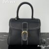 Delvaux 2024 Spring-Summer Exposed Stitching Collection Brillant PM in Caramel Rodeo Calf Leather