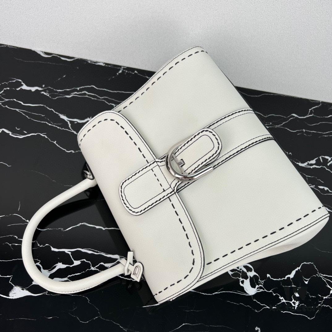 Delvaux 2024 Spring-Summer Exotic Stitching Collection Brillant PM Bag in Caramel