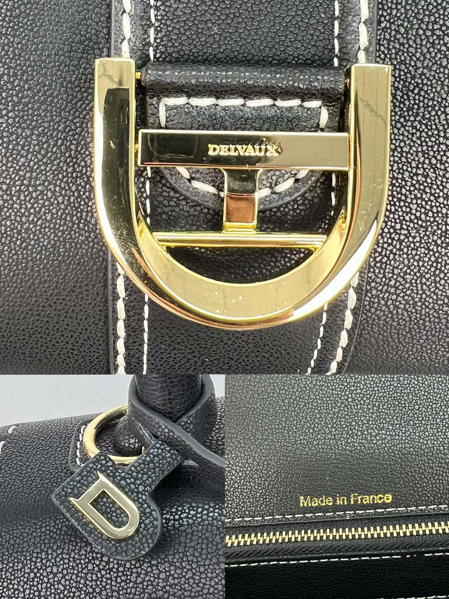 Delvaux 2024 Spring-Summer Exposed Stitching Collection Brillant PM in Caramel Rodeo Calf Leather