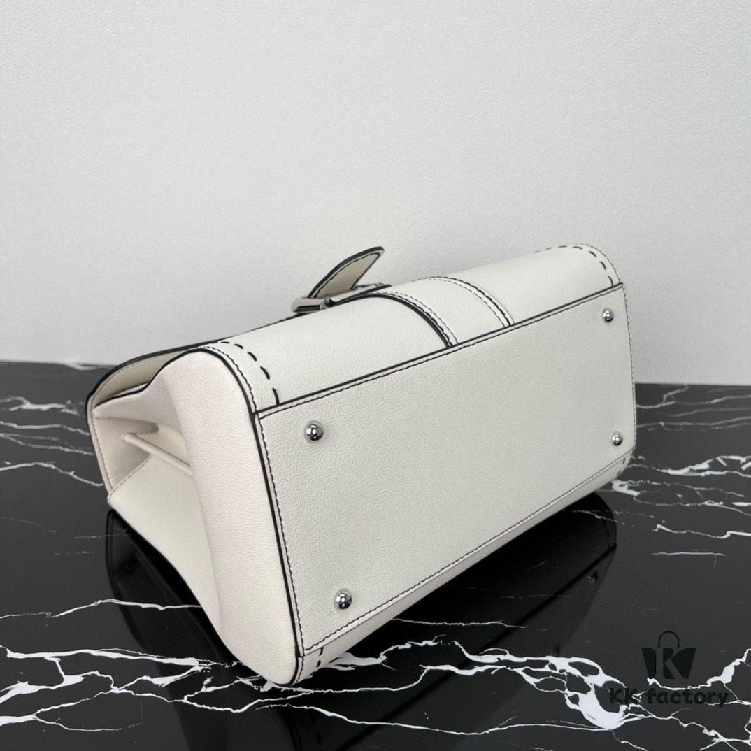 Delvaux 2024 Spring-Summer Exotic Stitching Collection Brillant PM Bag in Caramel