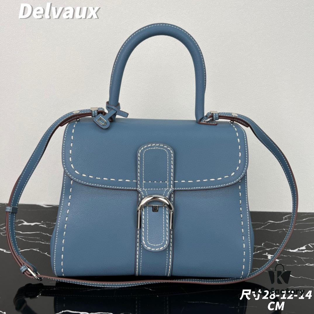 New Arrival 🔥 Delvaux 2024 Spring/Summer Exposed Stitching Collection Brillant PM Bag