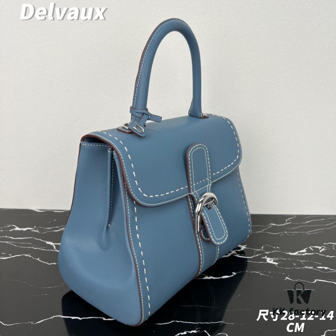 New Arrival 🔥 Delvaux 2024 Spring/Summer Exposed Stitching Collection Brillant PM Bag