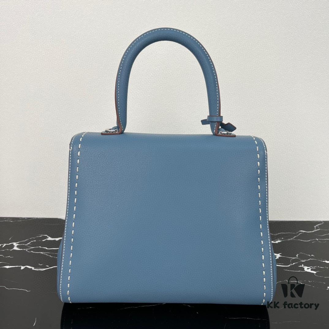 New Arrival 🔥 Delvaux 2024 Spring/Summer Exposed Stitching Collection Brillant PM Bag