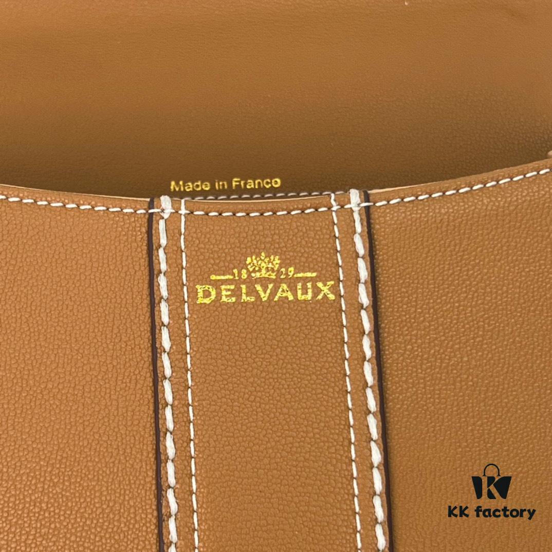 Delvaux 2024 Spring-Summer Exterieur Stitching Collection Brillant PM in Calfskin