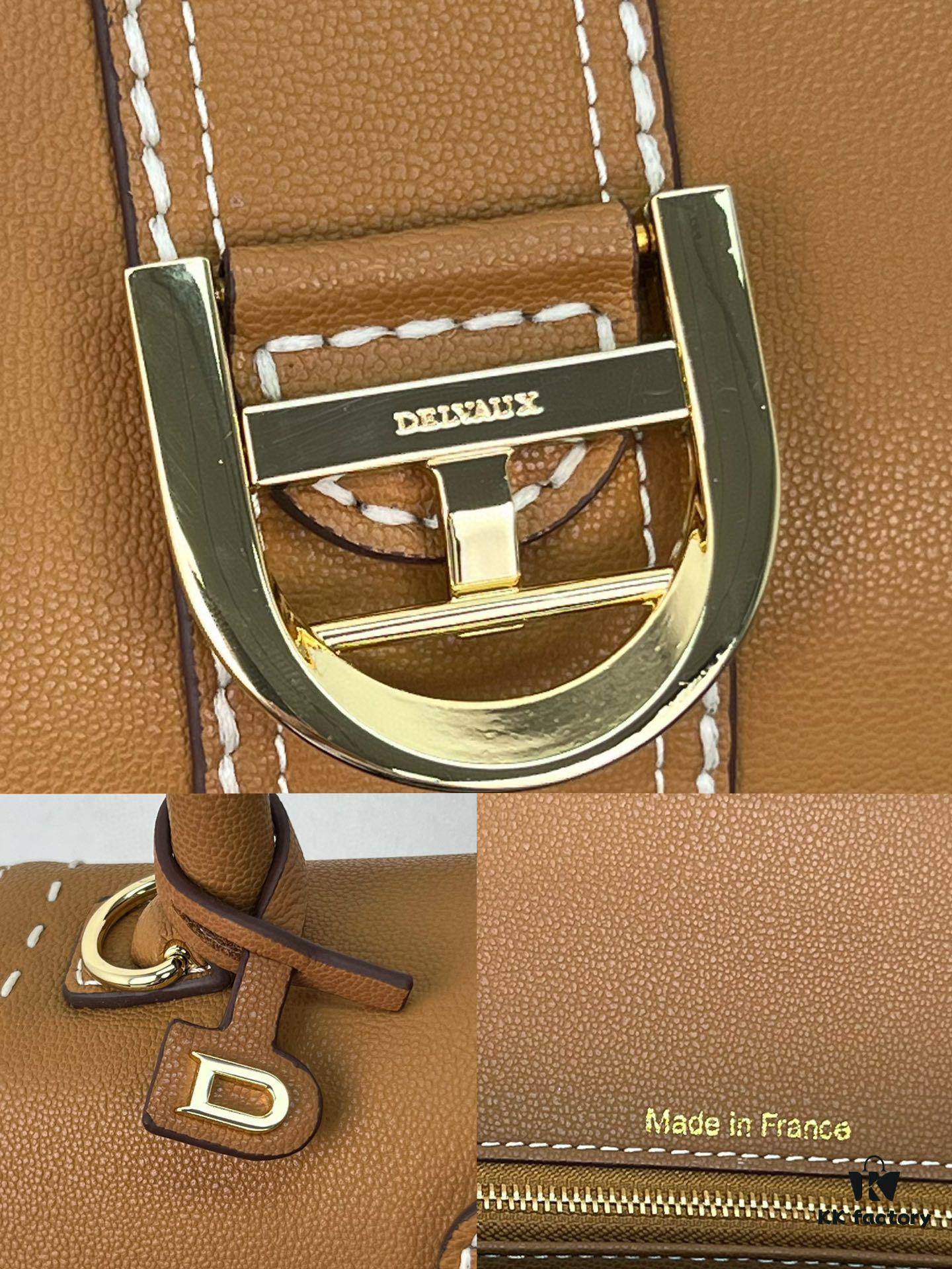 Delvaux 2024 Spring-Summer Exterieur Stitching Collection Brillant PM in Calfskin