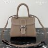 Delvaux 2024 Spring-Summer Exposed Stitching Collection Brillant PM in Caramel Rodeo Calf Leather