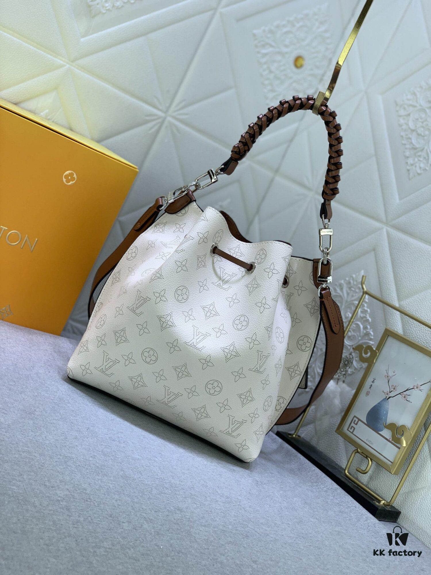 Upgraded Original M59554 Full Leather Bucket Bag Series MURIA Handbag M55800 Muria Tote