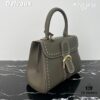 Delvaux 2024 Spring-Summer Exposed Stitching Collection Brillant PM in Caramel Rodeo Calf Leather