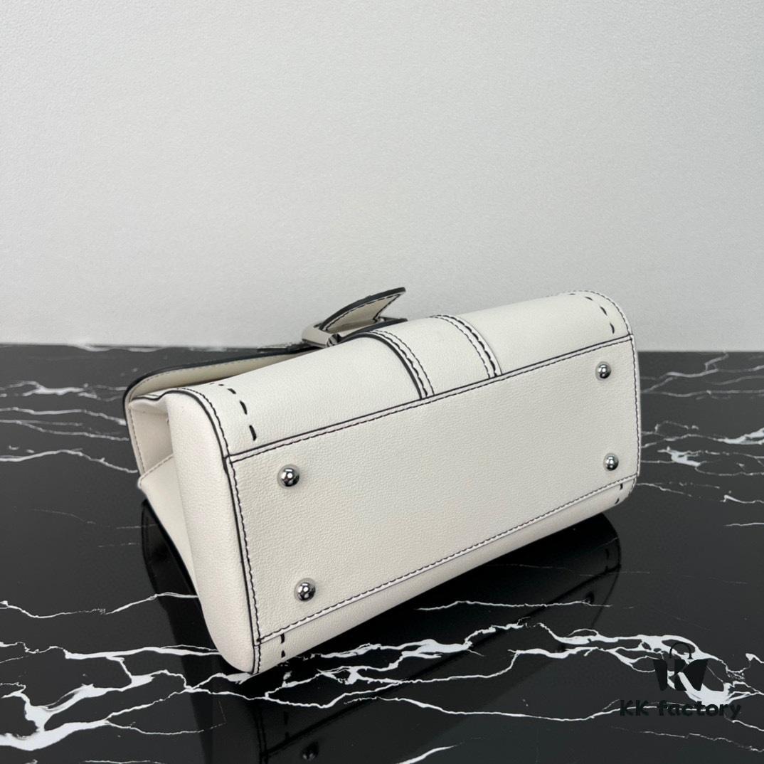 Delvaux 2024 Spring/Summer Exposed Stitching Collection Brillant PM Bag