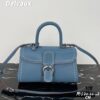 Delvaux 2024 Spring-Summer Exposed Stitching Collection Brillant PM in Caramel Rodeo Calf Leather