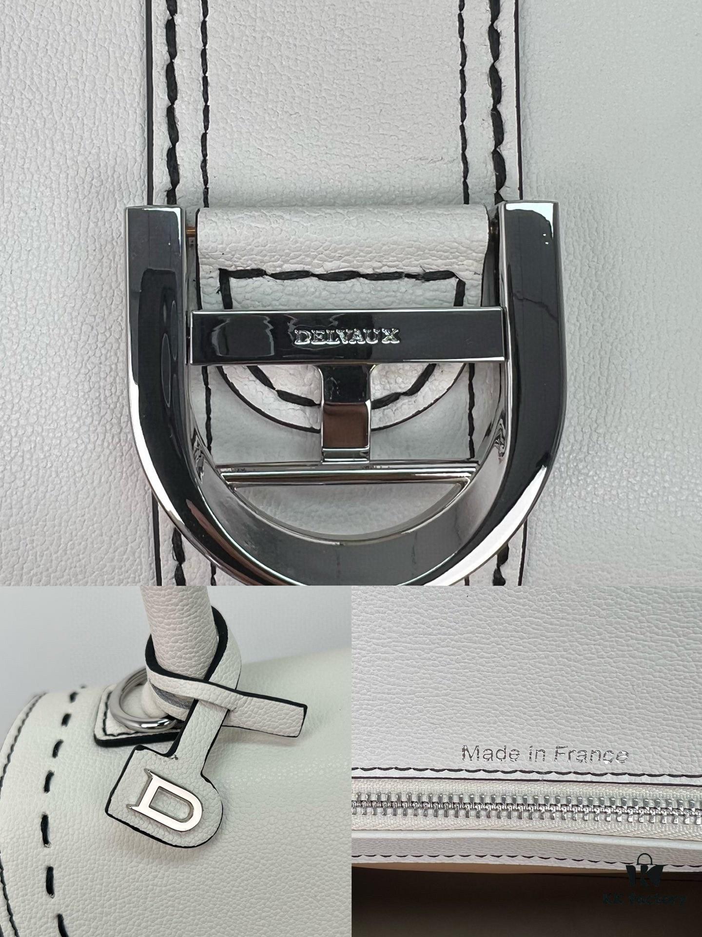 Delvaux 2024 Spring/Summer Exposed Stitching Collection Brillant PM Bag