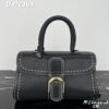Delvaux 2024 Spring-Summer Exposed Stitching Collection Brillant PM in Calfskin