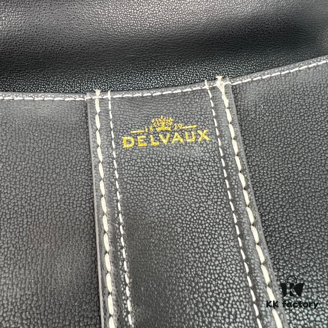 Delvaux 2024 Spring-Summer Exposed Stitching Collection Brillant PM in Calfskin