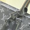 M45265 Black Floral, Aged Floral, Black Check - Sac Plat Horizontal Zippé Briefcase
