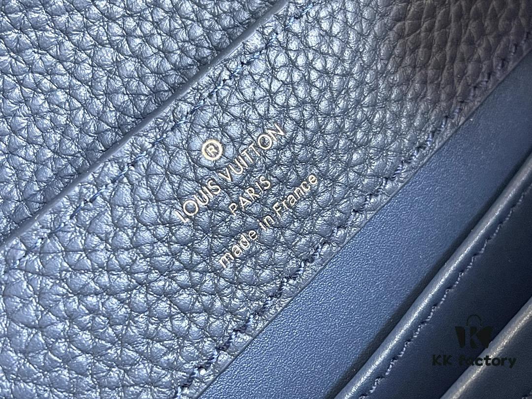 Luxury Full Set Packaging 【Premium Original Leather M21150💋M58718 Deep Blue Shell Button】