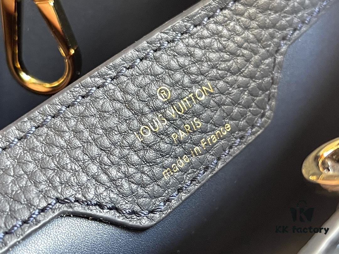 Supreme Quality Full Set Packaging 【Premium Original Leather M21150💋M58671 Deep Blue Shell Button】