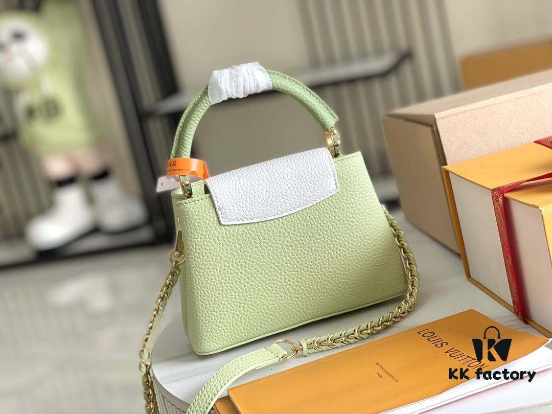 Supreme Quality Full Set Packaging 【Premium Original Factory Leather💋 M53963 Avocado Green Gold Tone Hardware】