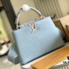Premium Full Set Packaging 【Top Quality Original Leather 💋 M21166 Misty Blue with Exotic Sand Python Shell Closure】