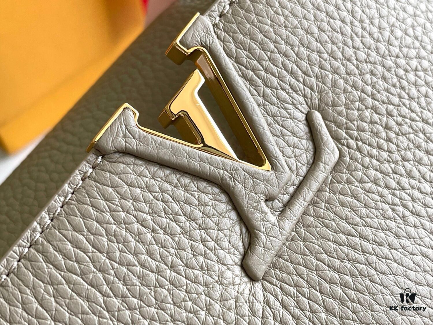 Supreme Quality Full Set Packaging 【Premium Original Leather M94429💋 M59434 Elephant Gray Gold Buckle】