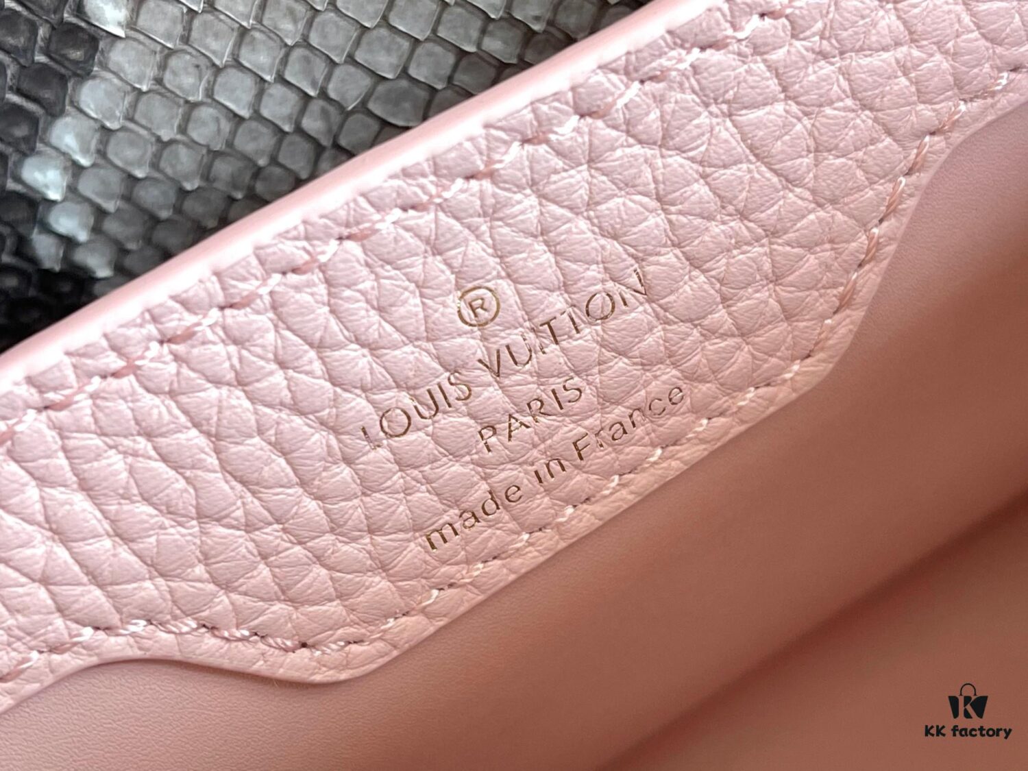 Supreme Grade Full Set Packaging [Premium Original Factory Leather 💋 N82068 Grape Purple with Paris Pink Python Gold Clasp]