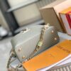 Grade A Full Set Packaging [Grade A Premium Original Factory Leather M24471 Mini Green with Beige Gold Upgraded Hardware] [Capucines Mini Handbag]