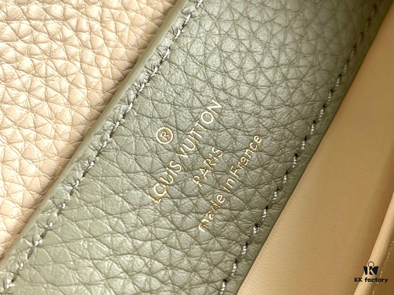 Grade A Full Set Packaging [Grade A Premium Original Factory Leather M24471 Mini Green with Beige Gold Upgraded Hardware] [Capucines Mini Handbag]