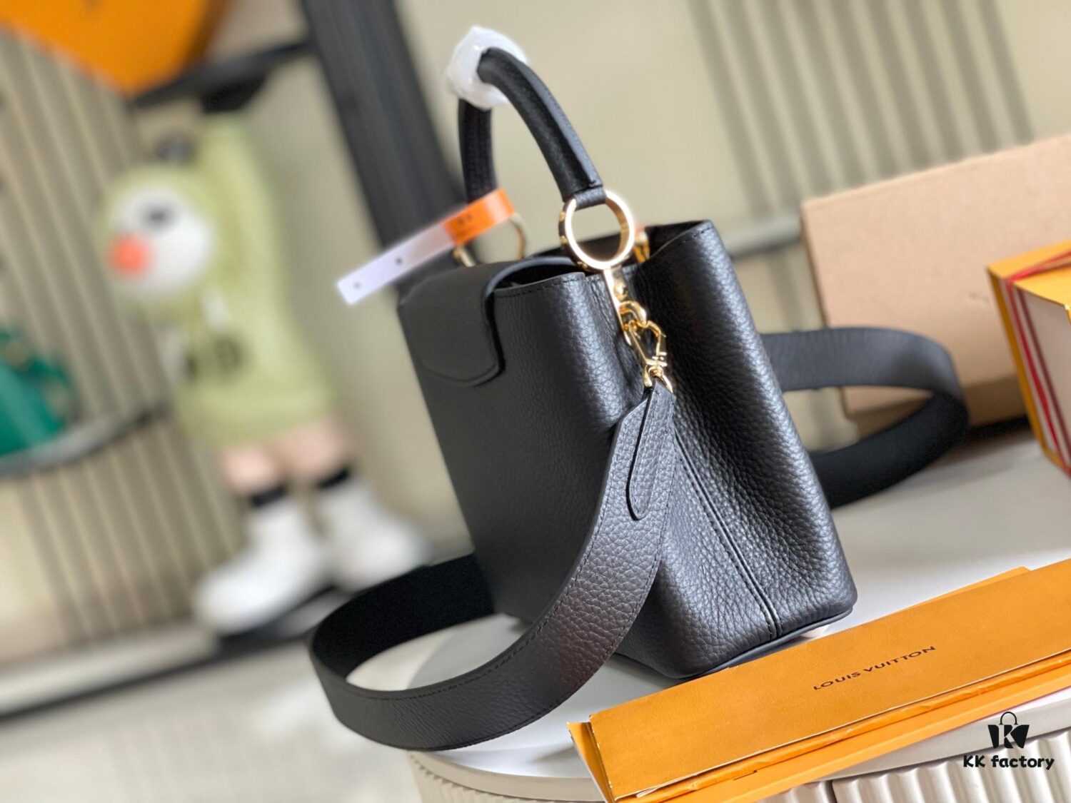 Supreme Quality Full Set Packaging [Premium Original Leather 💋 M48863 M59434 Black with Gold Hardware]