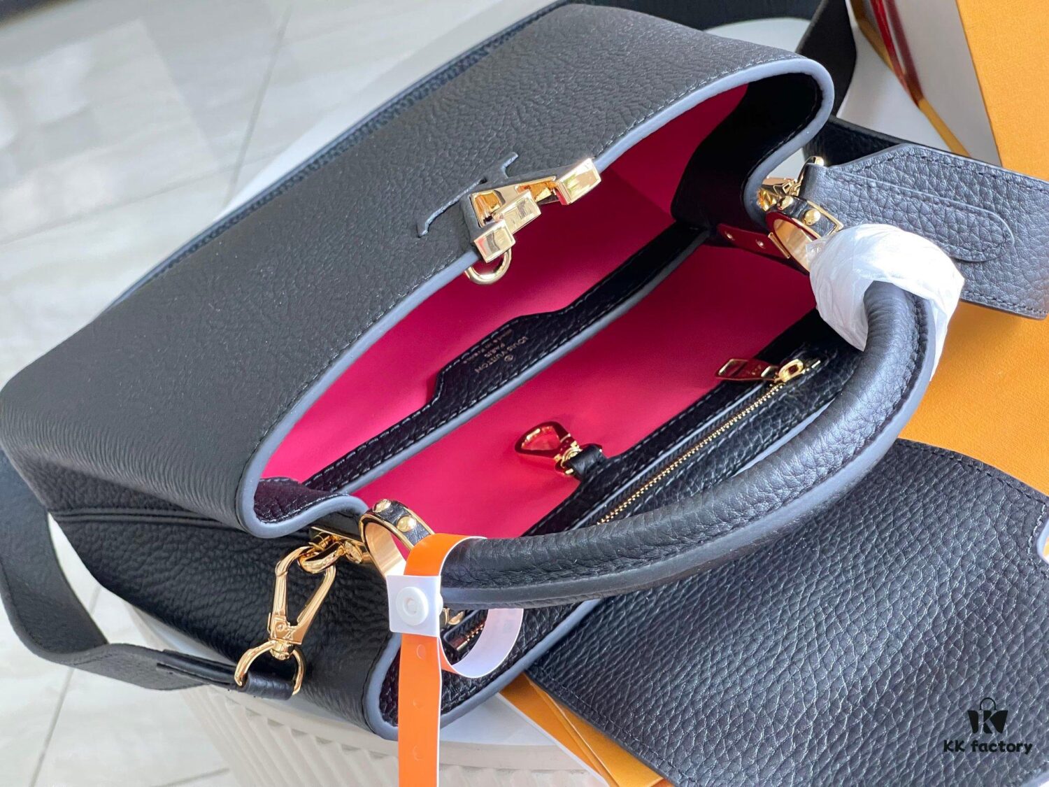 Supreme Quality Full Set Packaging [Premium Original Leather 💋 M48863 M59434 Black with Gold Hardware]