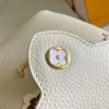 Capucines Mini Handbag with Detachable Strap, Full-Grain Taurillon Leather with Monogram Flowers and Mother-of-Pearl Details