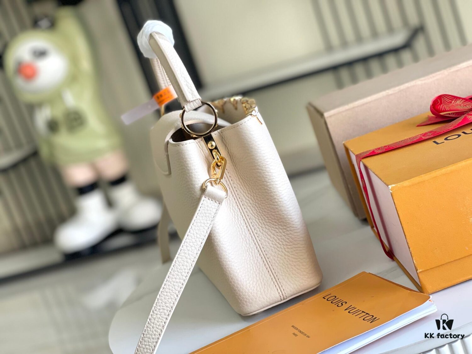 Supreme Grade Complete Set Packaging [Premium Original Leather M23766💋 M23331 White Pearl Shell]