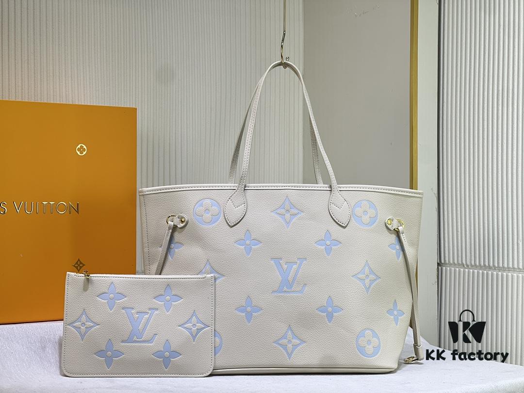 NEVERFULL Medium Tote Bag m45684 m45685 m40995 (Embossed) MM Handbag