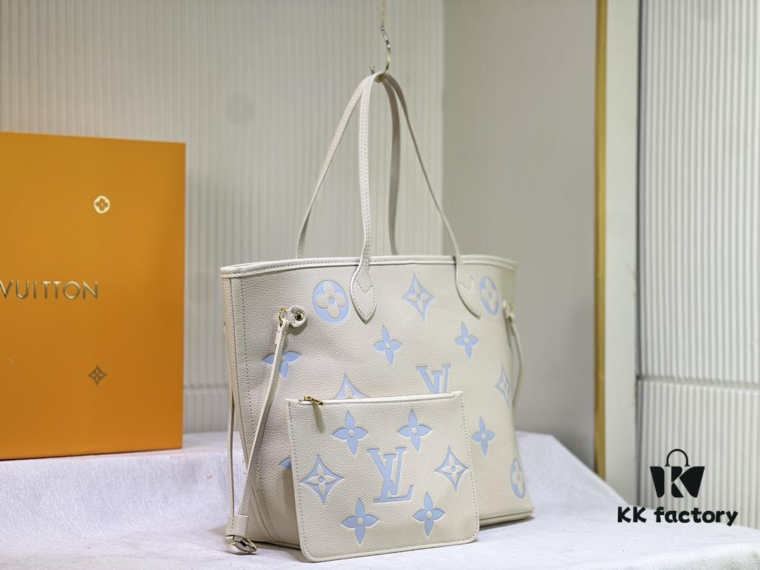 NEVERFULL Medium Tote Bag m45684 m45685 m40995 (Embossed) MM Handbag