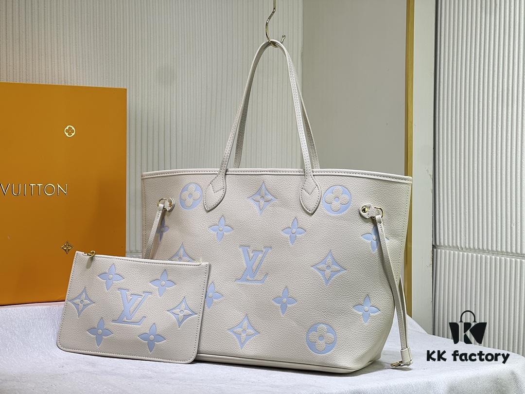 NEVERFULL Medium Tote Bag m45684 m45685 m40995 (Embossed) MM Handbag