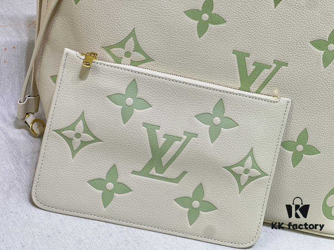 NEVERFULL MM Medium Tote Bag M45684 M45685 M40995 (Embossed) Monogram Montana Leather Handbag