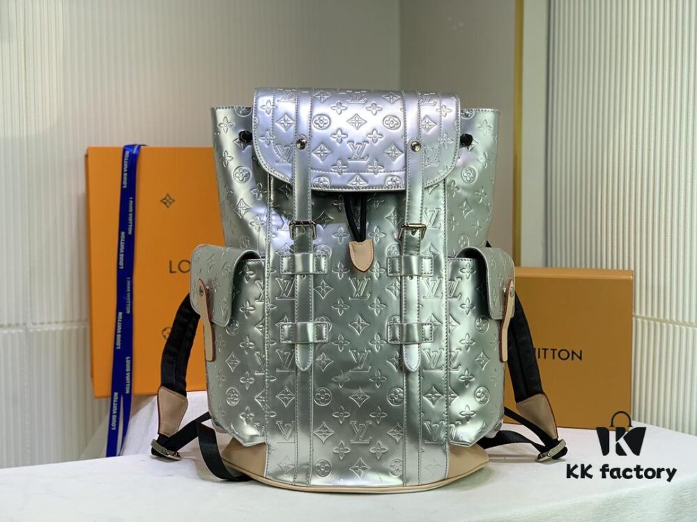 M58756 M41379 Silver Shiny Christopher Small Backpack