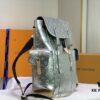 M58756 M41379 Silver Shiny Christopher Small Backpack