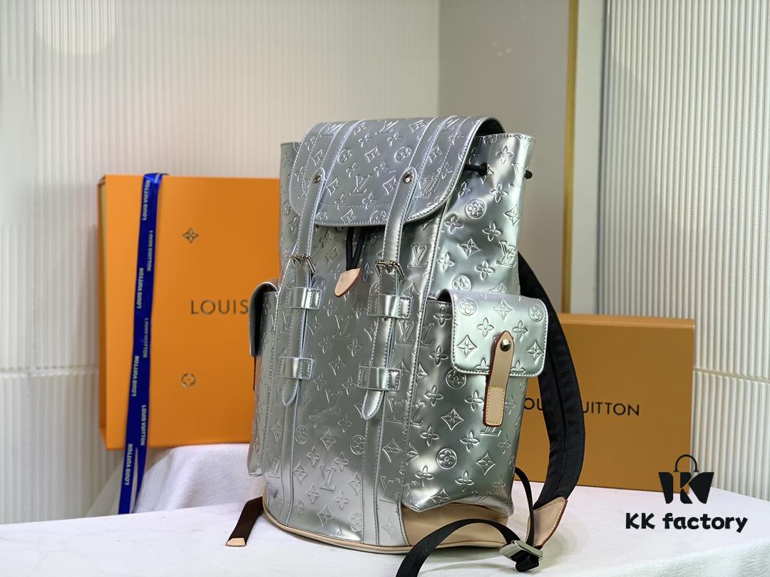 M58756 M41379 Silver Shiny Christopher Small Backpack