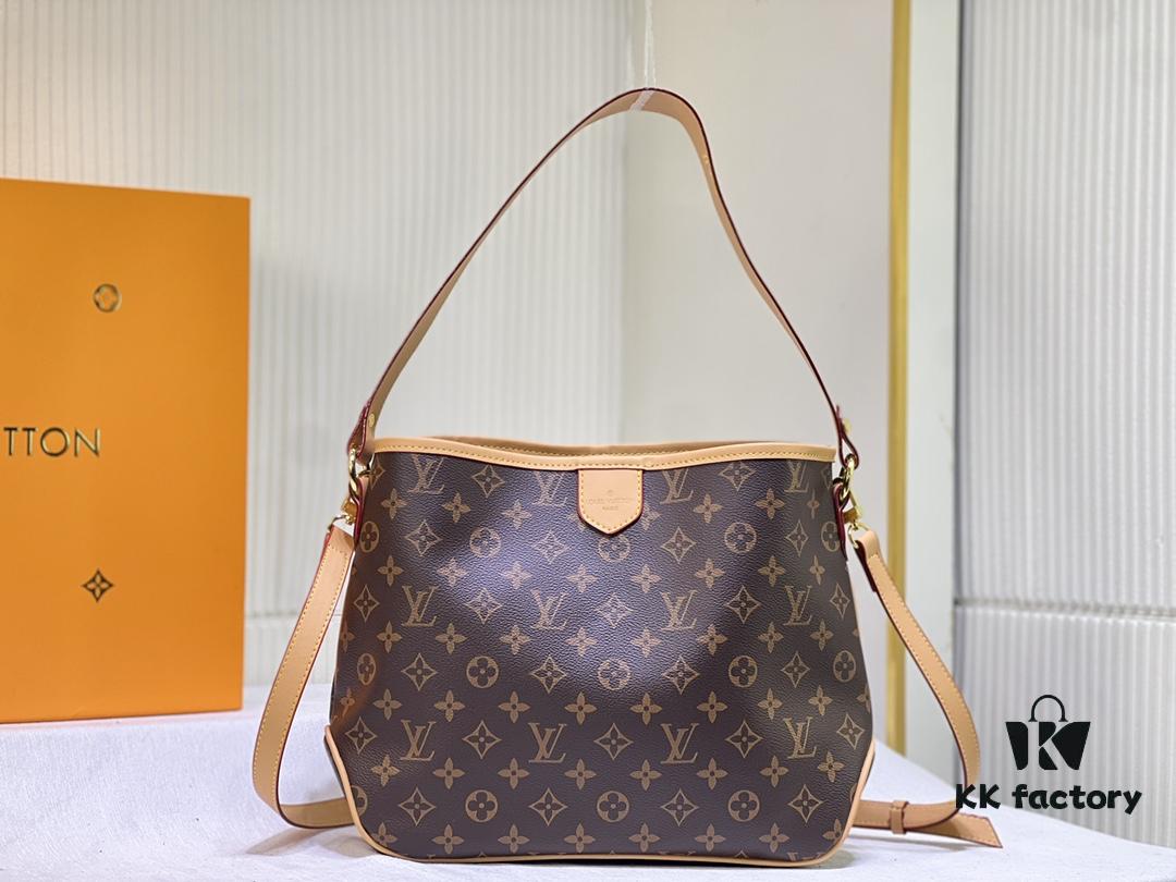 Upgraded La Pi Mini Version 🔥 Hottest Online LV Vintage Tote Bag M44945 Early Spring New Arrival Stylish Small Multi-match Shopping Tote