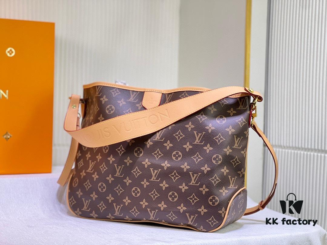 Upgraded Version Large LV Vintage Tote Bag M44945, Recently Popular Online Sensation, Early Spring New Arrival, Stylish and Versatile Shopping Tote