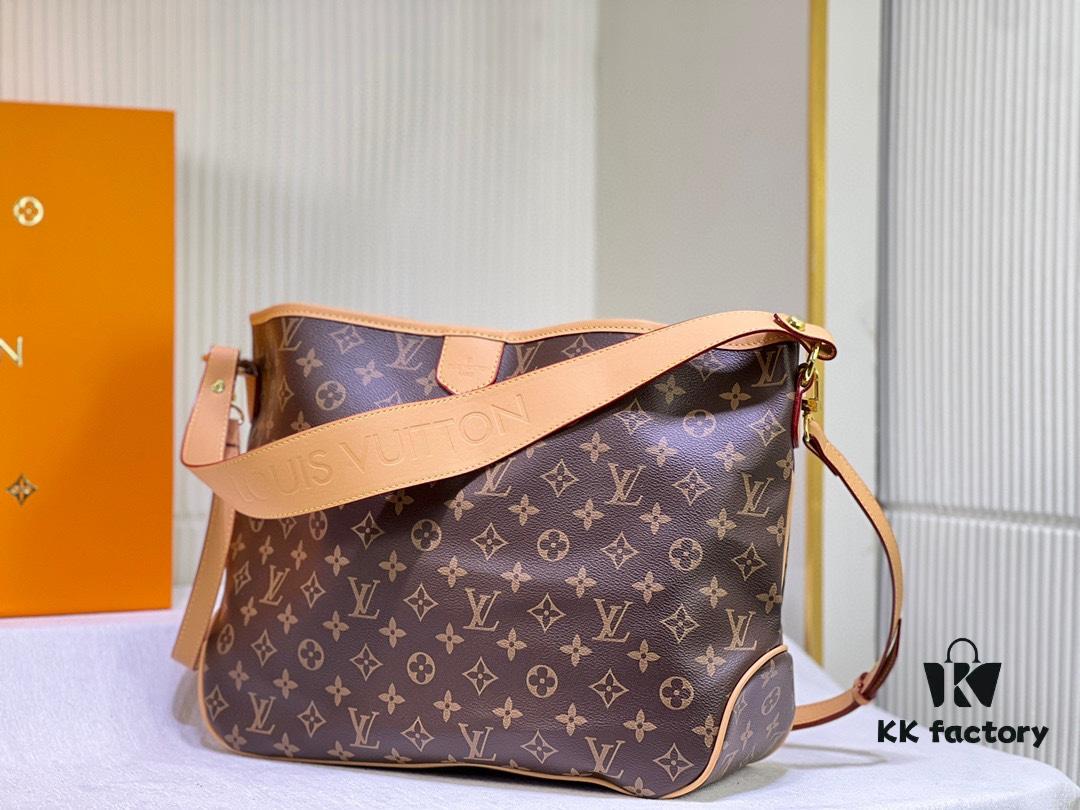 Upgraded Version Large LV Vintage Tote Bag M44945, Recently Popular Online Sensation, Early Spring New Arrival, Stylish and Versatile Shopping Tote